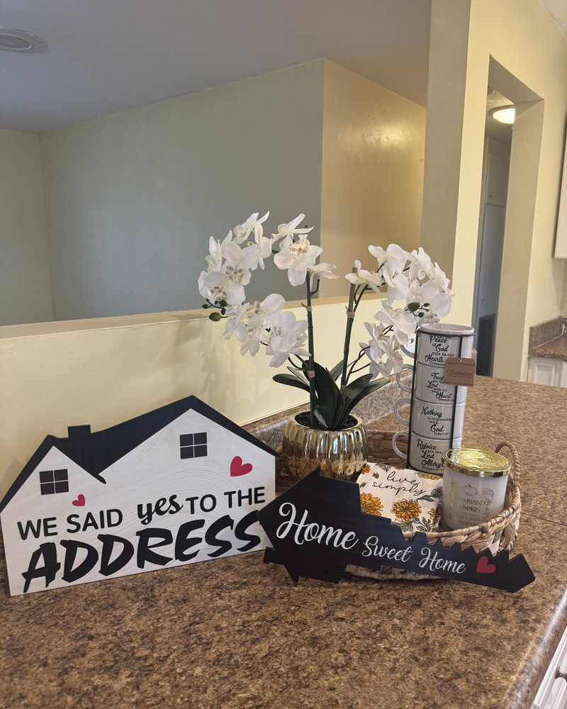 A we said yes to the address sign on closing day